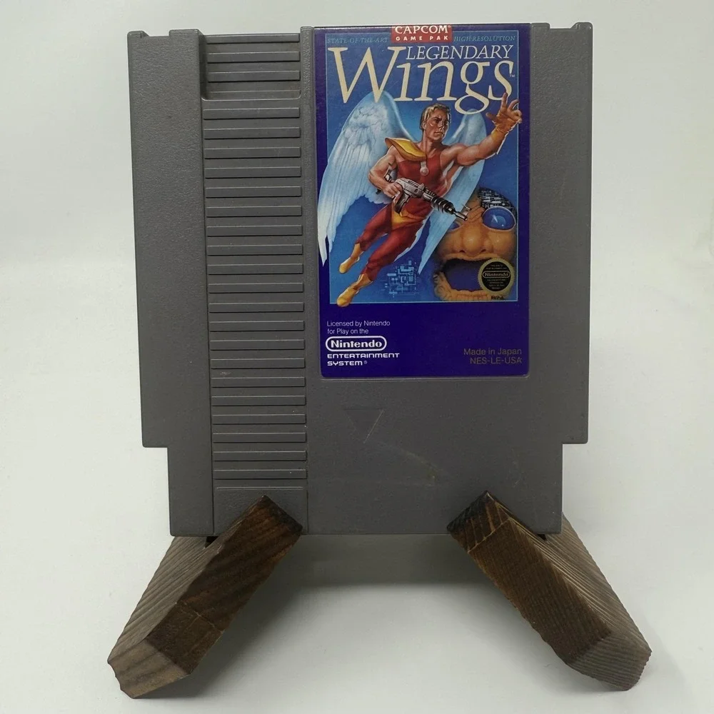 Vintage Legendary Wings Nintendo NES Video Game Cartridge Capcom Tested